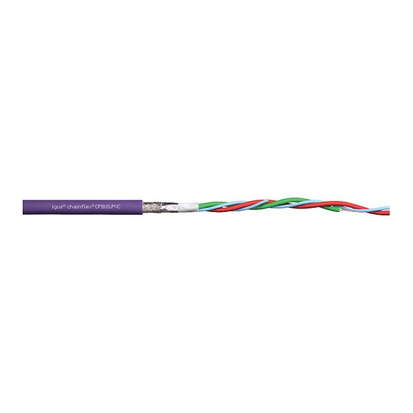 Oil Res Ethernet Cable, CAT5e, PVC, 250ft