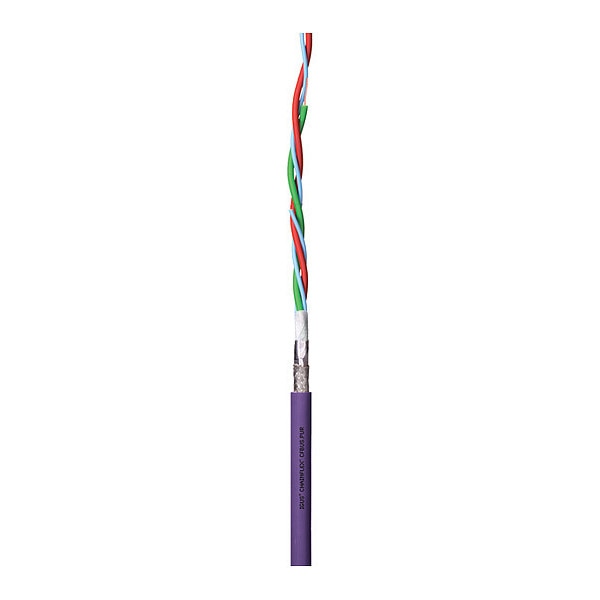 Oil Res Ethernet Cable, CAT6, PUR, 250ft