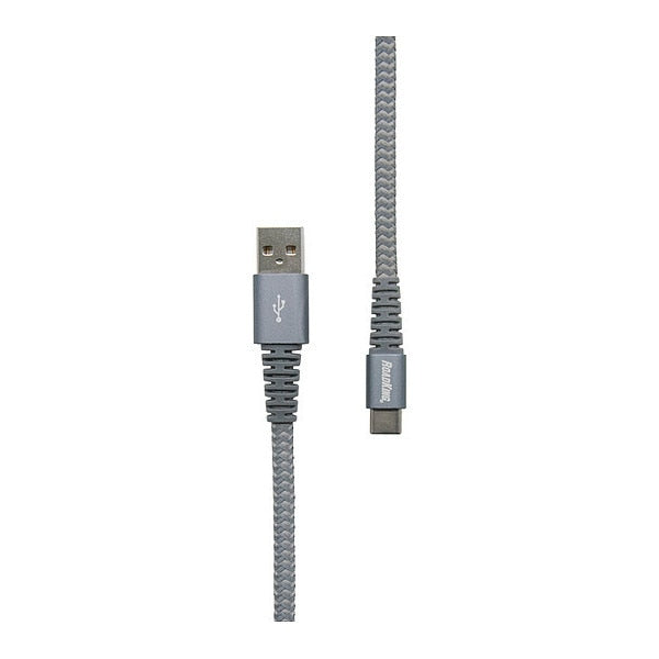 Hvy-Dty USB-C Chrg/Sync Cable, Slvr, 6 ft.