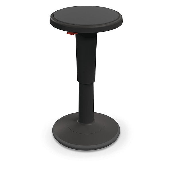 Grow Stool, Height Adjustable, Shrt, Black
