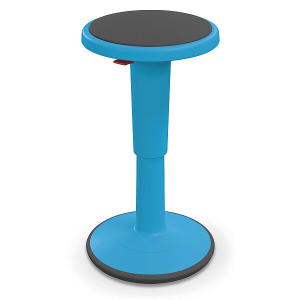 Grow Stool, Height Adjustable, Tall, Blue