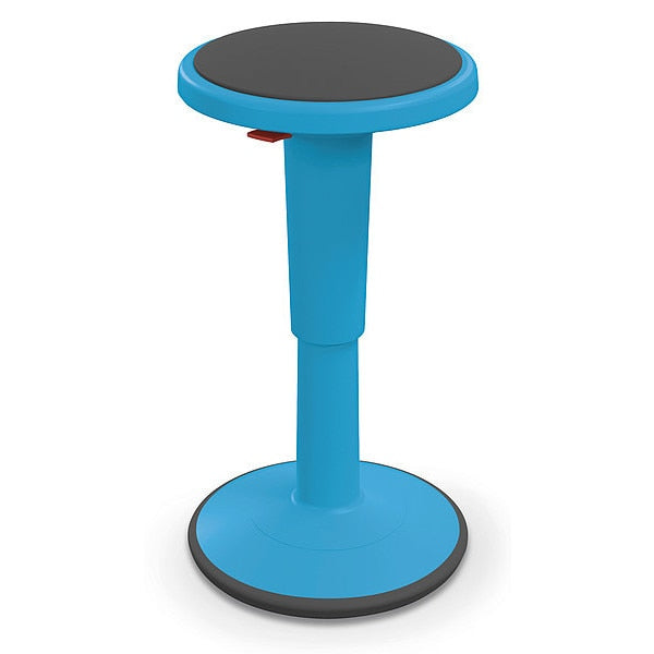 Grow Stool, Height Adjustable, Shrt, Blue