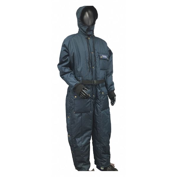Heavy Duty Insulated Hooded Coverall, -50F 3X-Tall