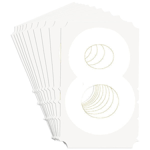 Numbers and Letters Labels, PK 10