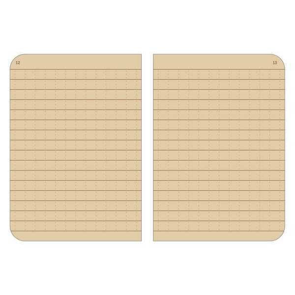 All Weather Notebook, Tan, Universal, PK3