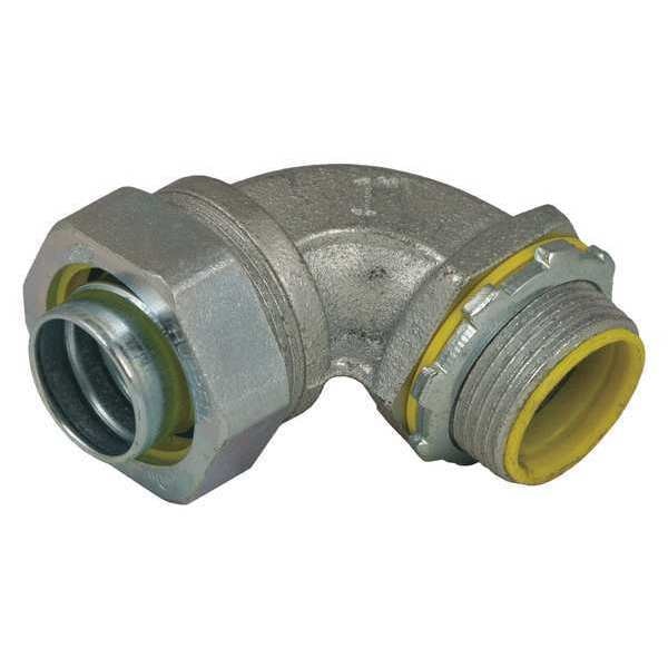Insulated Connector, 1-1/4 In., 90 Deg