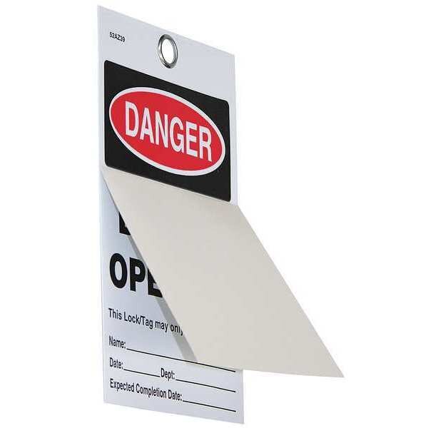 Danger Tag, Vinyl and Polyester, 5