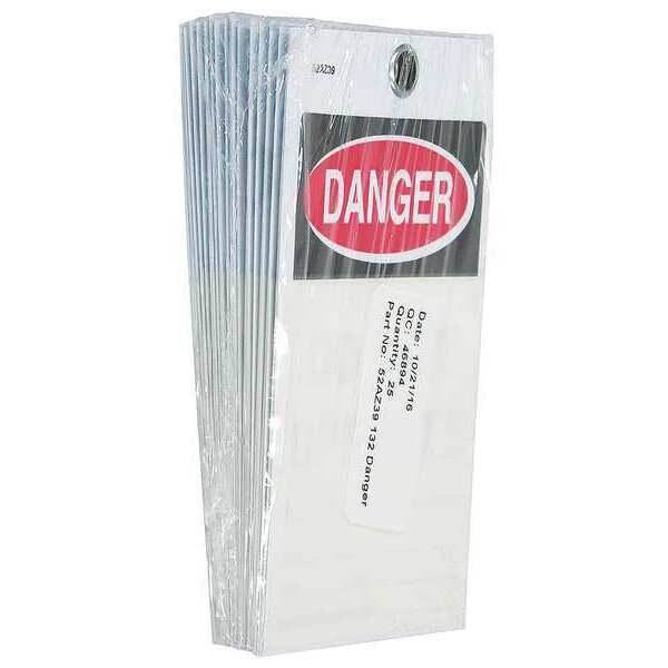 Danger Tag, Vinyl and Polyester, 5