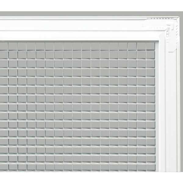 Return Air Grille, 22 X 22, Powder Coated