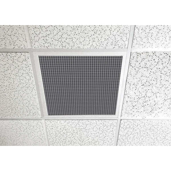 Return Air Grille, 22 X 22, Powder Coated