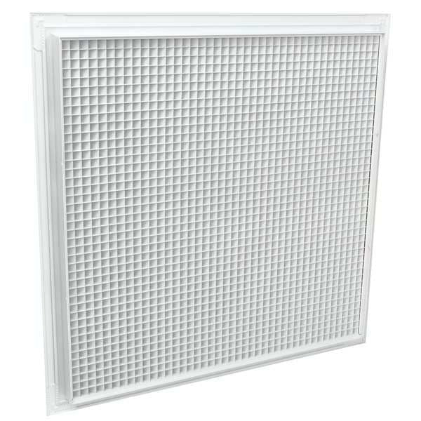 Return Air Grille, 22 X 22, Powder Coated