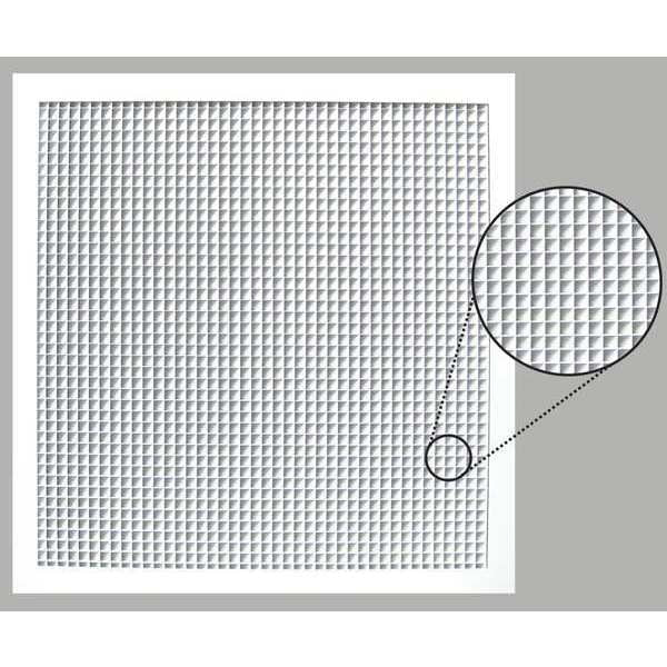 Return Air Grille, 22 X 22, Powder Coated