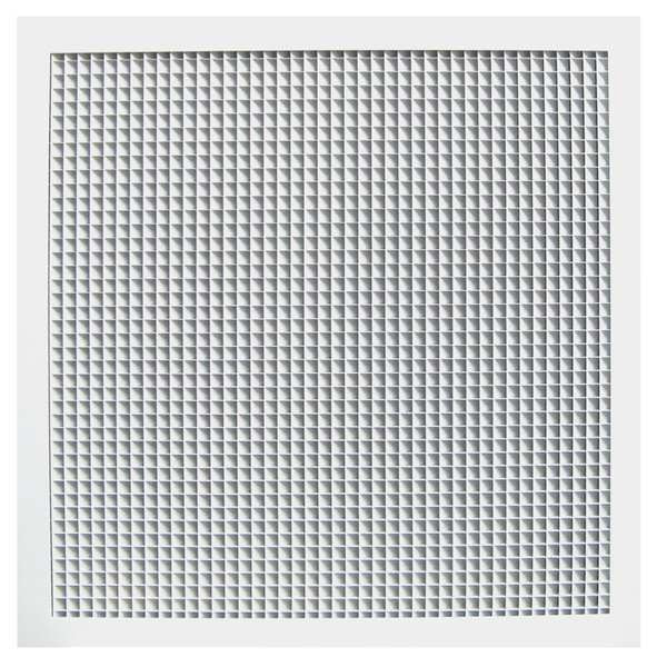 Return Air Grille, 22 X 22, Powder Coated