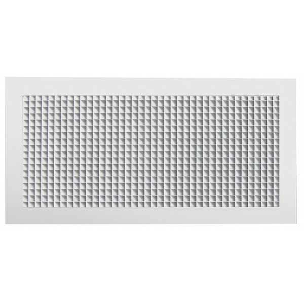Return Air Grille, 10 X 22, Powder Coated