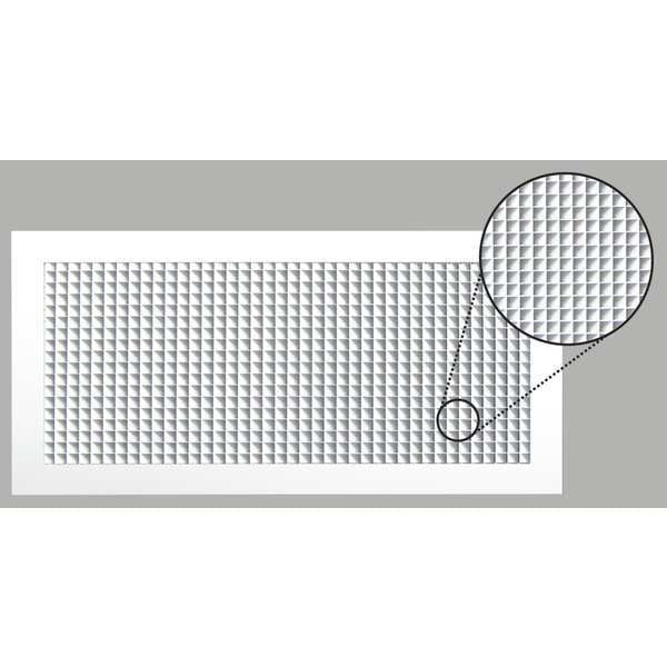 Return Air Grille, 10 X 22, Powder Coated