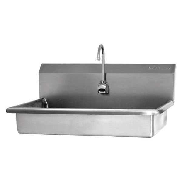 Wall Mount, 1 Hole, AC Sensor, Stainless, Hand Sink