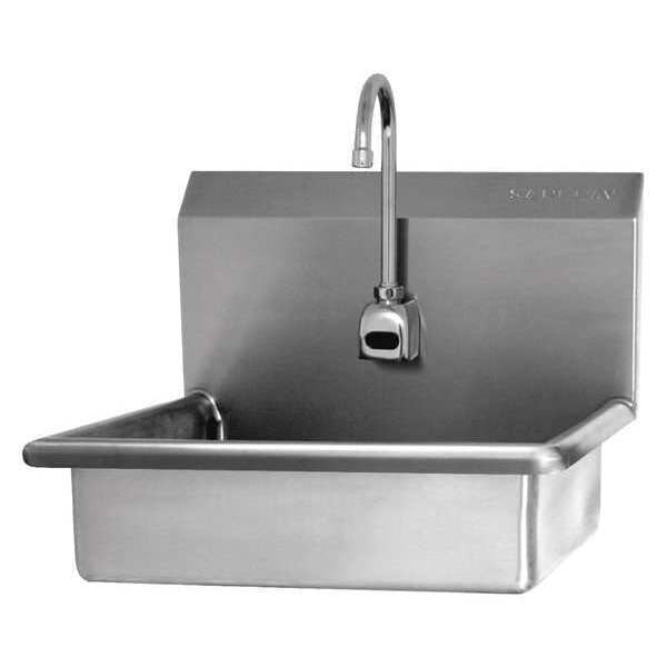 Wall Mount, 1 Hole, AC Sensor, Stainless, Hand Sink