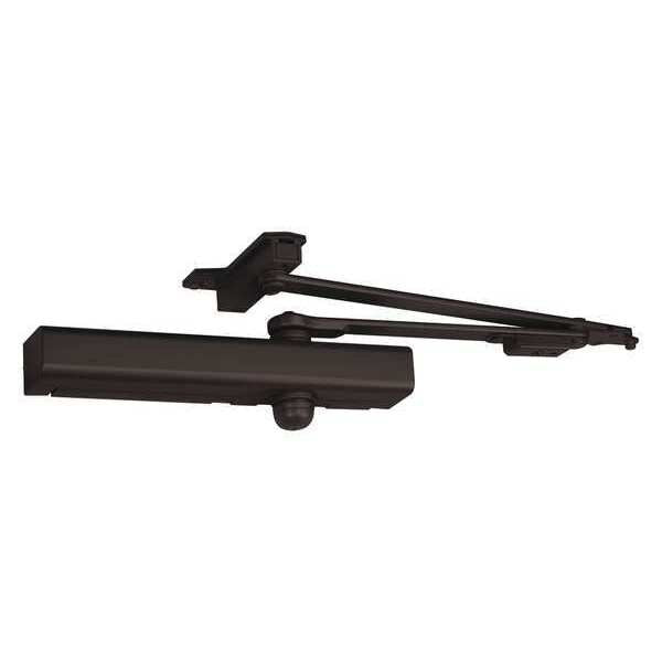 Manual Hydraulic Yale 3000 Door Closer Heavy Duty Interior and Exterior, Dark Bronze