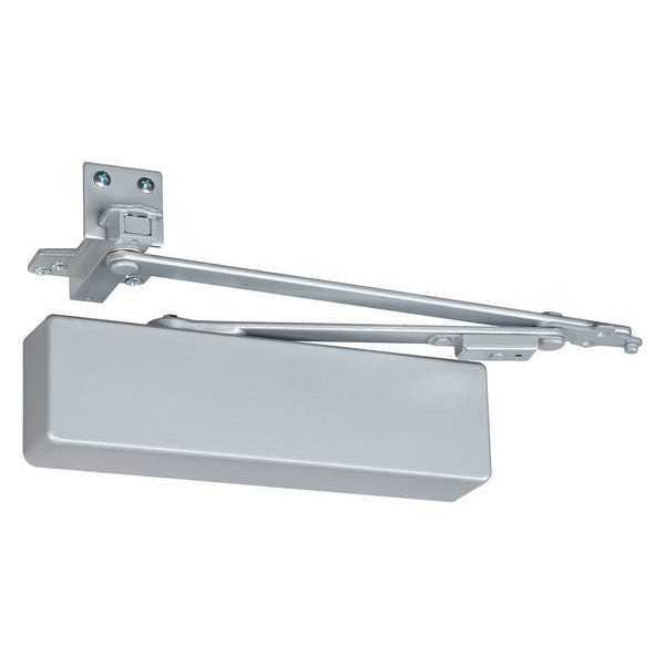 Manual Hydraulic Yale 4400 Door Closer Heavy Duty Interior and Exterior, Silver