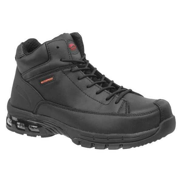 Work Boots, 10, M, Black, Composite, PR