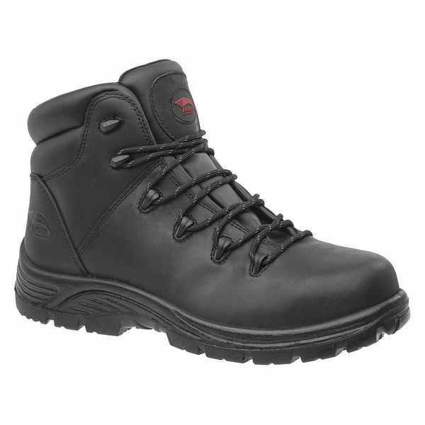 Work Boots, 13, W, Black, Composite, PR