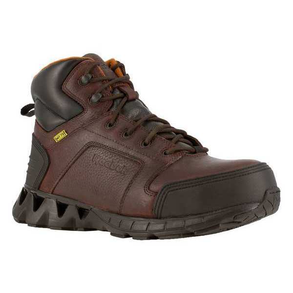 Size 9 Men's 6 in Work Boot Composite Work Boot, Brown