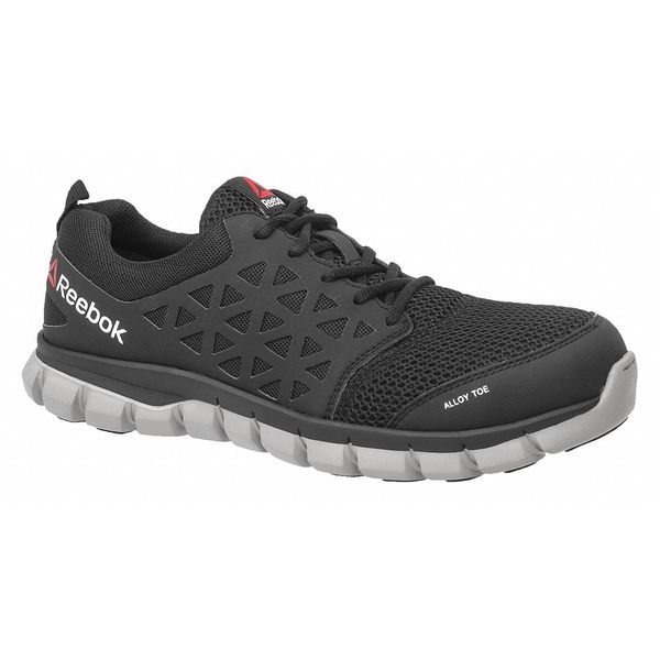Size 11W Men's Athletic Shoe Alloy Work Shoe, Black