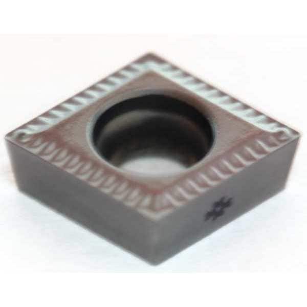 Diamond Turning Insert, Diamond, 1/4 in, CCMT, 80  Degrees, 1/64 in, Cermet