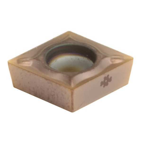 Diamond Turning Insert, Diamond, 1/4 in, CCMT, 80  Degrees, 1/32 in, Carbide
