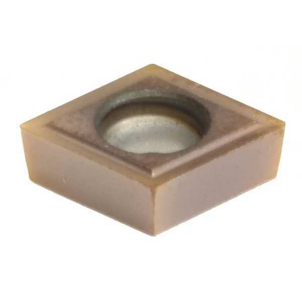 Diamond Turning Insert, Diamond, 3/8 in, CCGT, 80  Degrees, 0.0012 in, Carbide