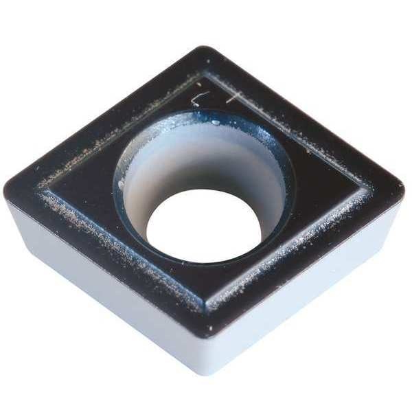 Diamond Turning Insert, Diamond, 1/4 in, CCMT, 80  Degrees, 1/64 in, Carbide