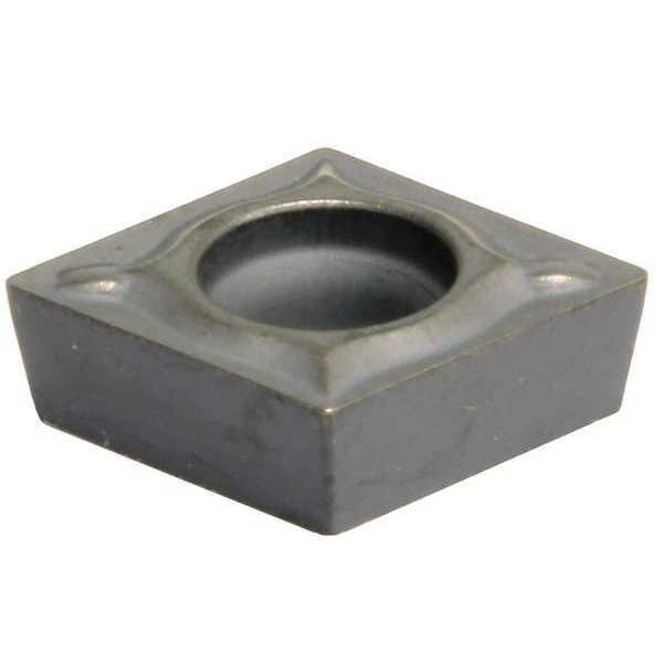 Diamond Turning Insert, Diamond, 1/4 in, CCMT, 80  Degrees, 0.0079 in, Cermet