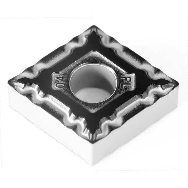 Diamond Turning Insert, Diamond, 1/2 in, CNMG, 80  Degrees, 1/32 in, Carbide