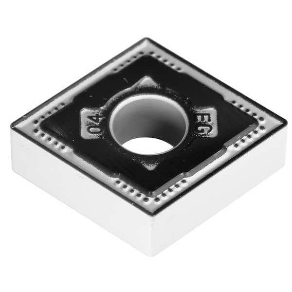 Diamond Turning Insert, Diamond, 5/8 in, CNMG, 80  Degrees, 1/32 in, Carbide
