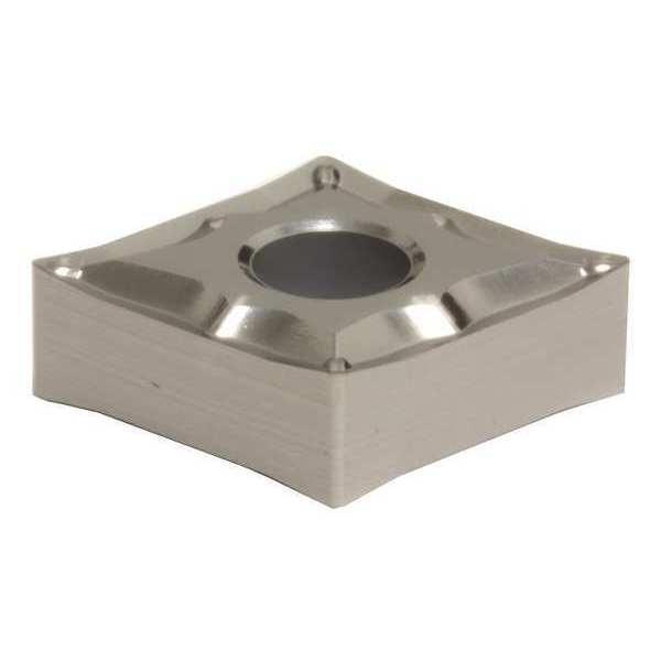 Diamond Turning Insert, Diamond, 1/2 in, CNGG, 80  Degrees, 1/32 in, Carbide