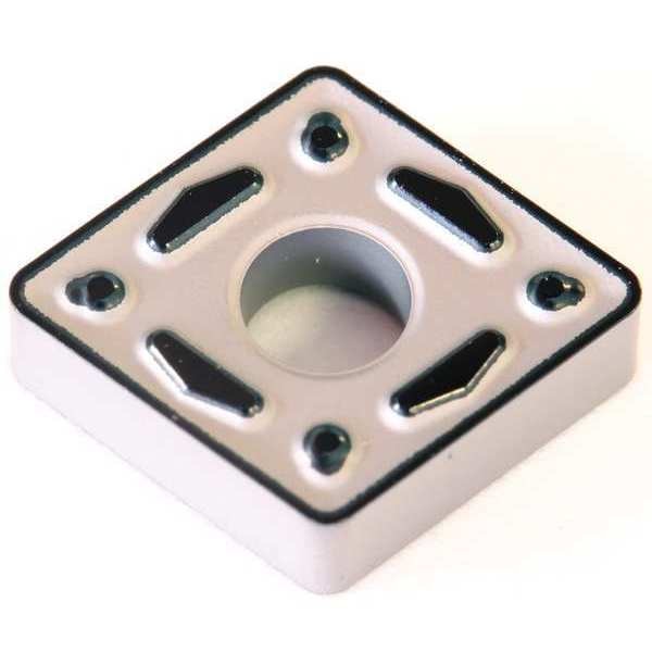 Diamond Turning Insert, Diamond, 1/2 in, CNMG, 80  Degrees, 3/64 in, Carbide
