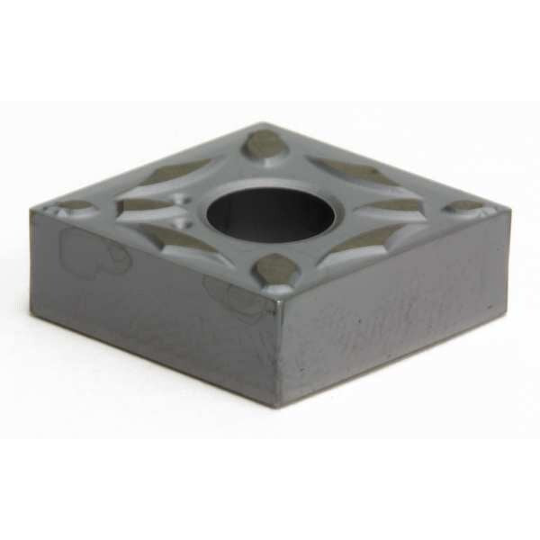 Diamond Turning Insert, Diamond, 1/2 in, CNMG, 80  Degrees, 1/32 in, Cermet