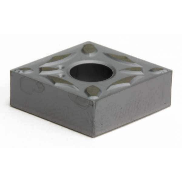 Diamond Turning Insert, Diamond, 1/2 in, CNMG, 80  Degrees, 1/64 in, Cermet