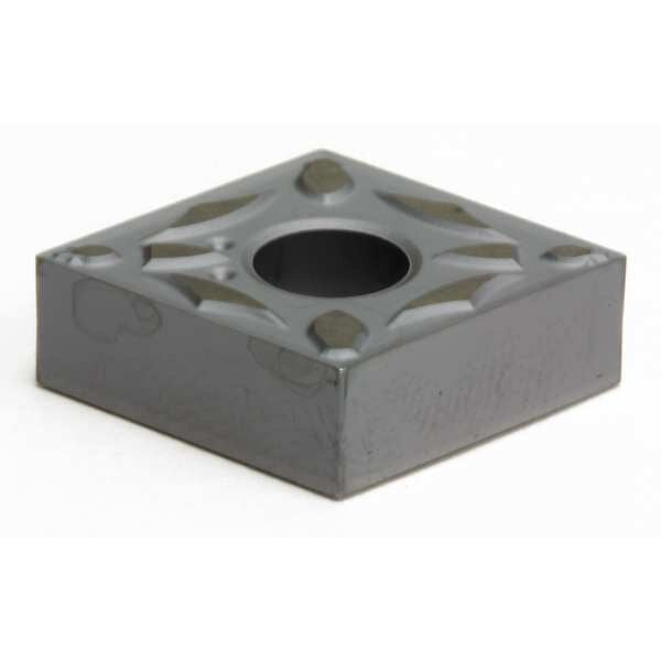 Diamond Turning Insert, Diamond, 1/2 in, CNMG, 80  Degrees, 0.0079 in, Cermet