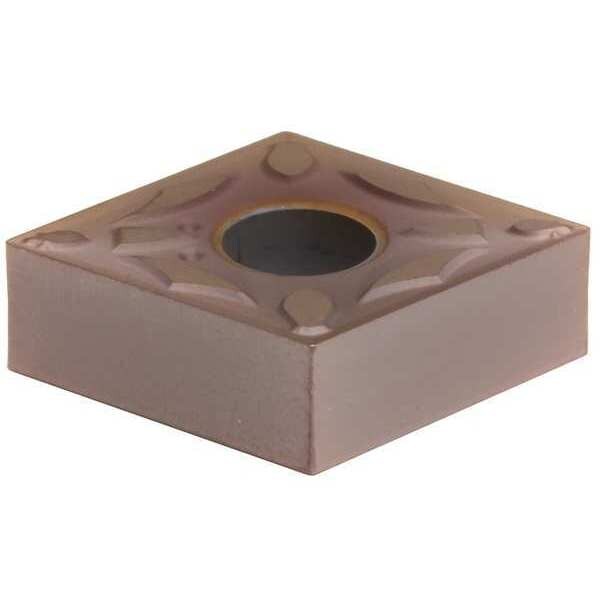 Diamond Turning Insert, Diamond, 1/2 in, CNMG, 80  Degrees, 1/32 in, Cermet