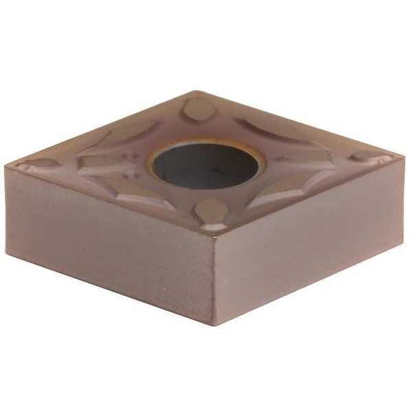 Diamond Turning Insert, Diamond, 1/2 in, CNMG, 80  Degrees, 0.0079 in, Cermet