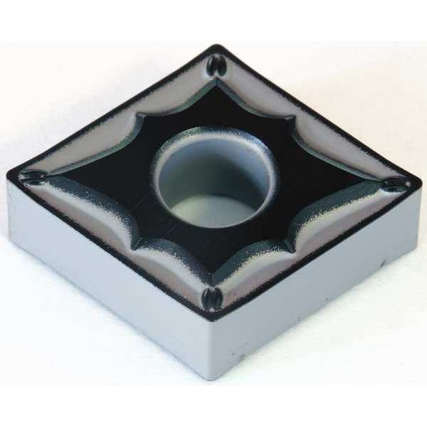 Diamond Turning Insert, Diamond, 1/2 in, CNMG, 80  Degrees, 1/64 in, Carbide