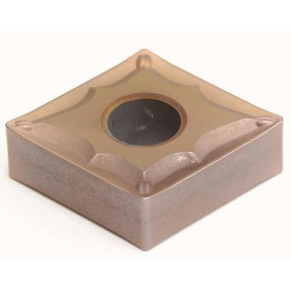 Diamond Turning Insert, Diamond, 1/2 in, CNMG, 80  Degrees, 1/64 in, Cermet