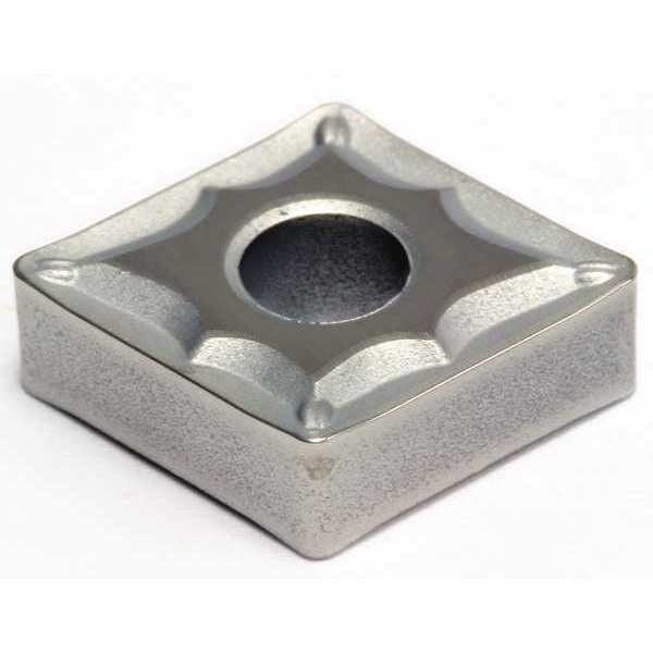 Diamond Turning Insert, Diamond, 1/2 in, CNMG, 80  Degrees, 3/64 in, Cermet