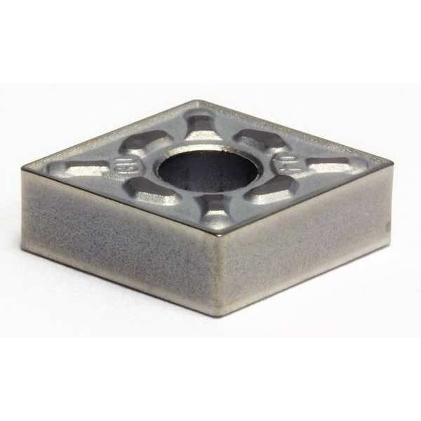 Diamond Turning Insert, Diamond, 1/2 in, CNMG, 80  Degrees, 1/32 in, Cermet