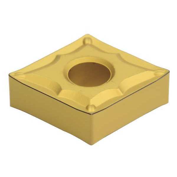 Diamond Turning Insert, Diamond, 1/2 in, CNMG, 80  Degrees, 3/64 in, Carbide