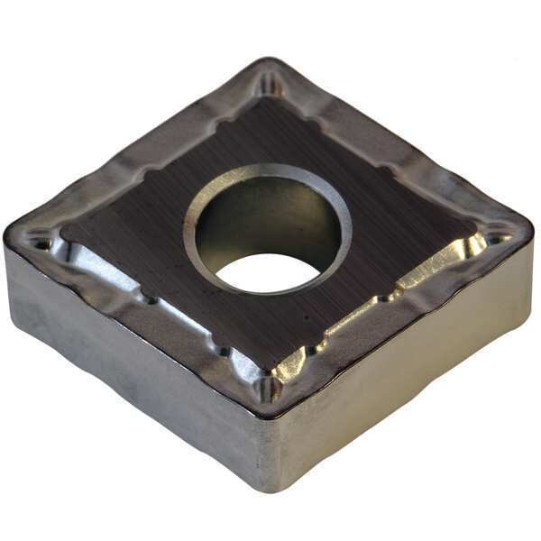 Diamond Turning Insert, Diamond, 1/2 in, CNMG, 80  Degrees, 1/32 in, Cermet