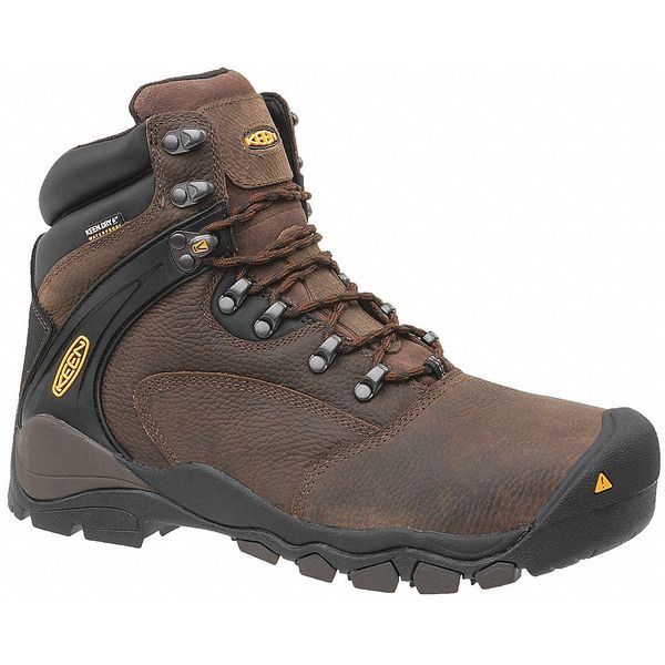 Size 11 Men's 6 in Work Boot Steel Work Boot, Brown