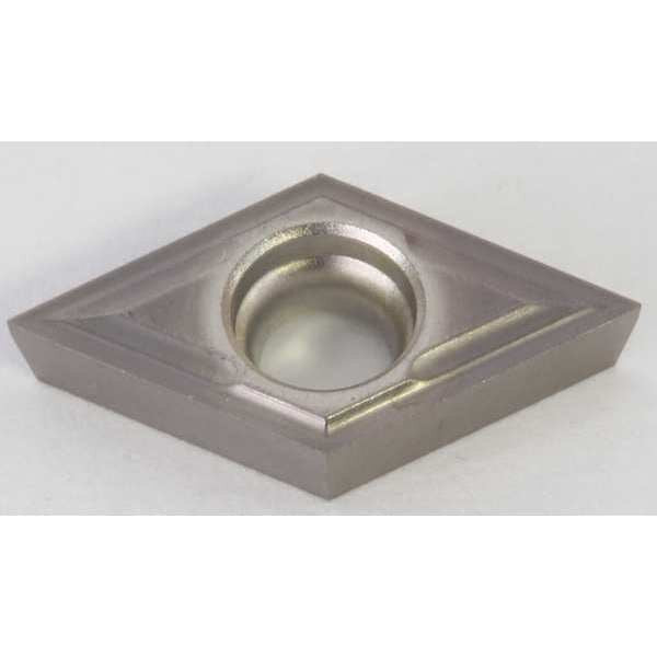 Diamond Turning Insert, Diamond, 3/8 in, DCGT, 55  Degrees, 1/64 in, Cermet