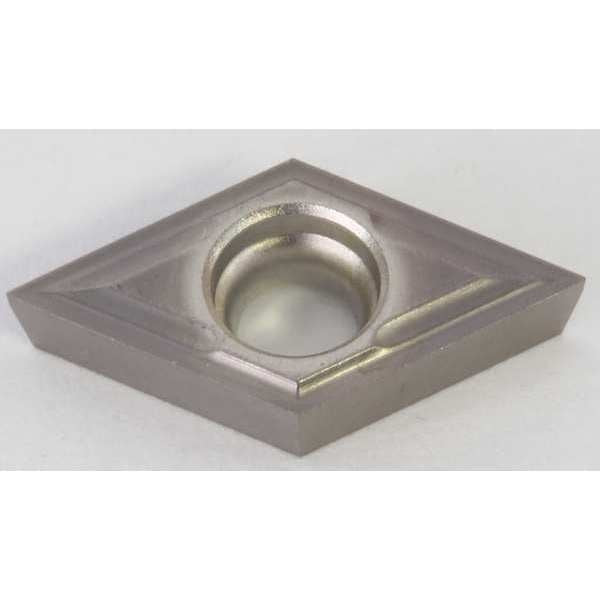 Diamond Turning Insert, Diamond, 1/4 in, DCGT, 55  Degrees, 0.0039 in, Cermet